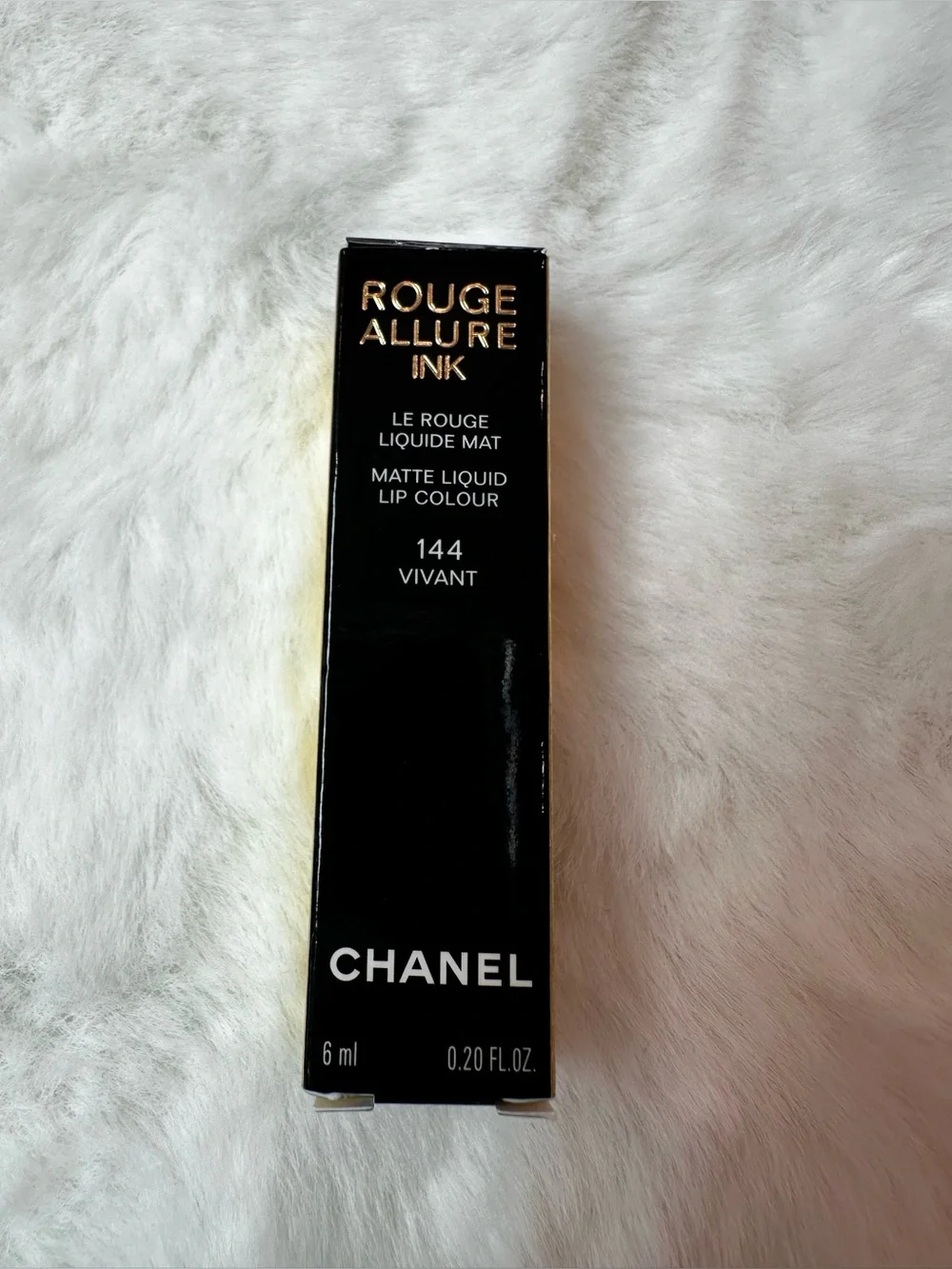 CHANEL Rouge Allure Ink Matte Liquid Lip Colour 144 Vivant - Vivid red